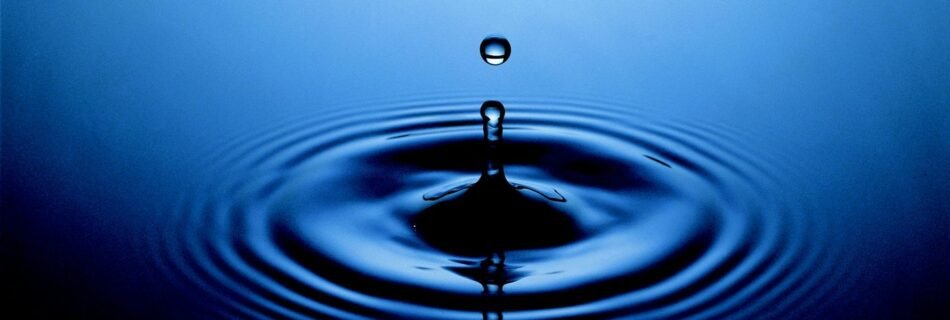 blue water